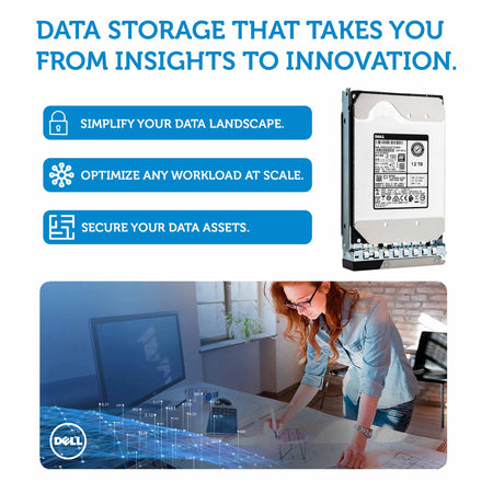 Dell G14 401-ABHX 12TB 7.2K RPM SAS 12Gb/s 512e 3.5" NearLine Hard Drive