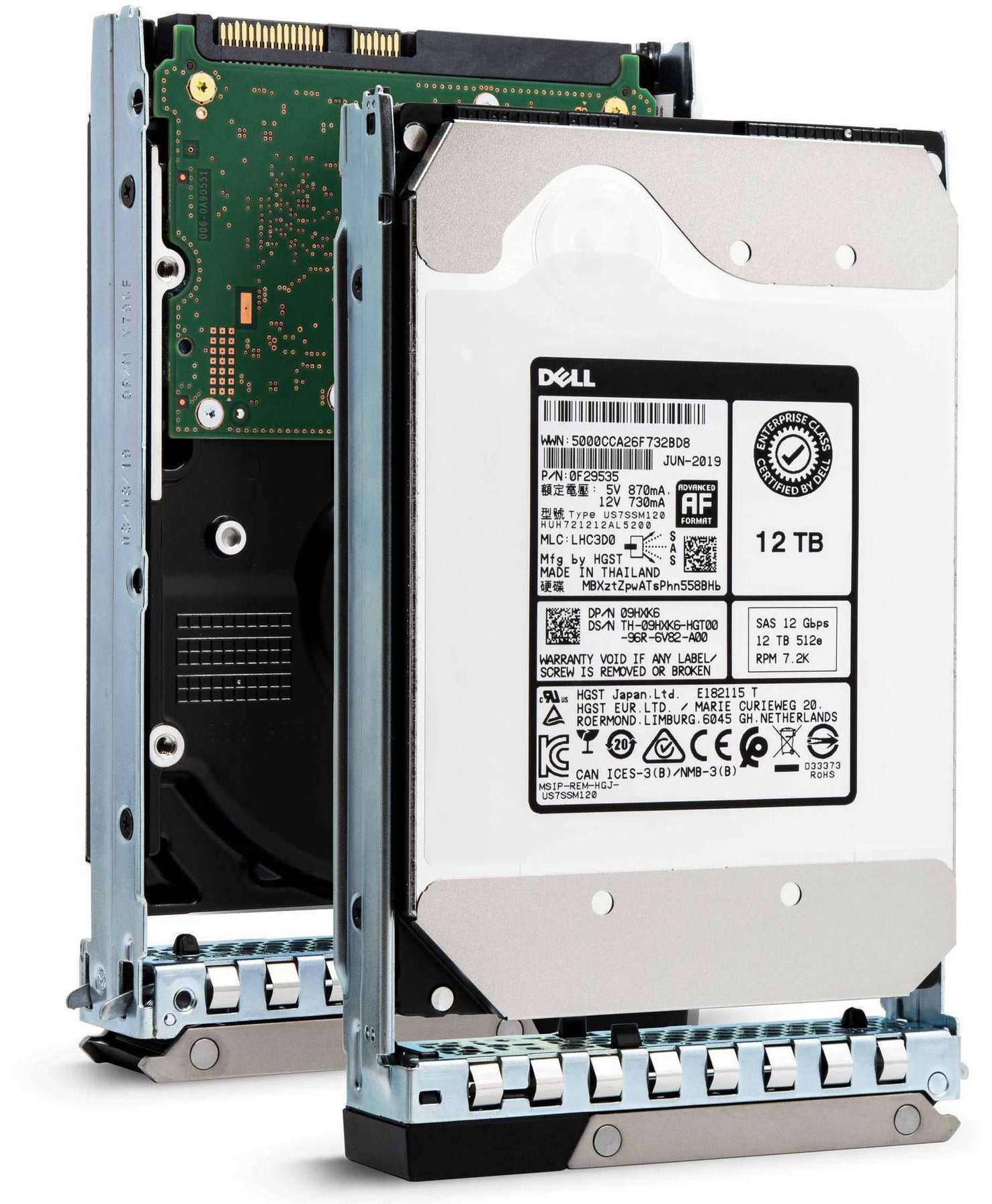 Dell 12TB SAS 7.2K 3.5 400-AWIS G14 PowerEdge Server Hard Drive ...