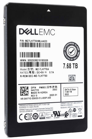 04V7YD 7.68TB SATA Dell 4V7YD