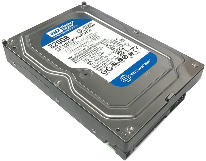 Western Digital Caviar Blue WD3200AAKS 320GB 7.2K RPM SATA 3Gb/s 512n 3.5in Recertified Hard Drive