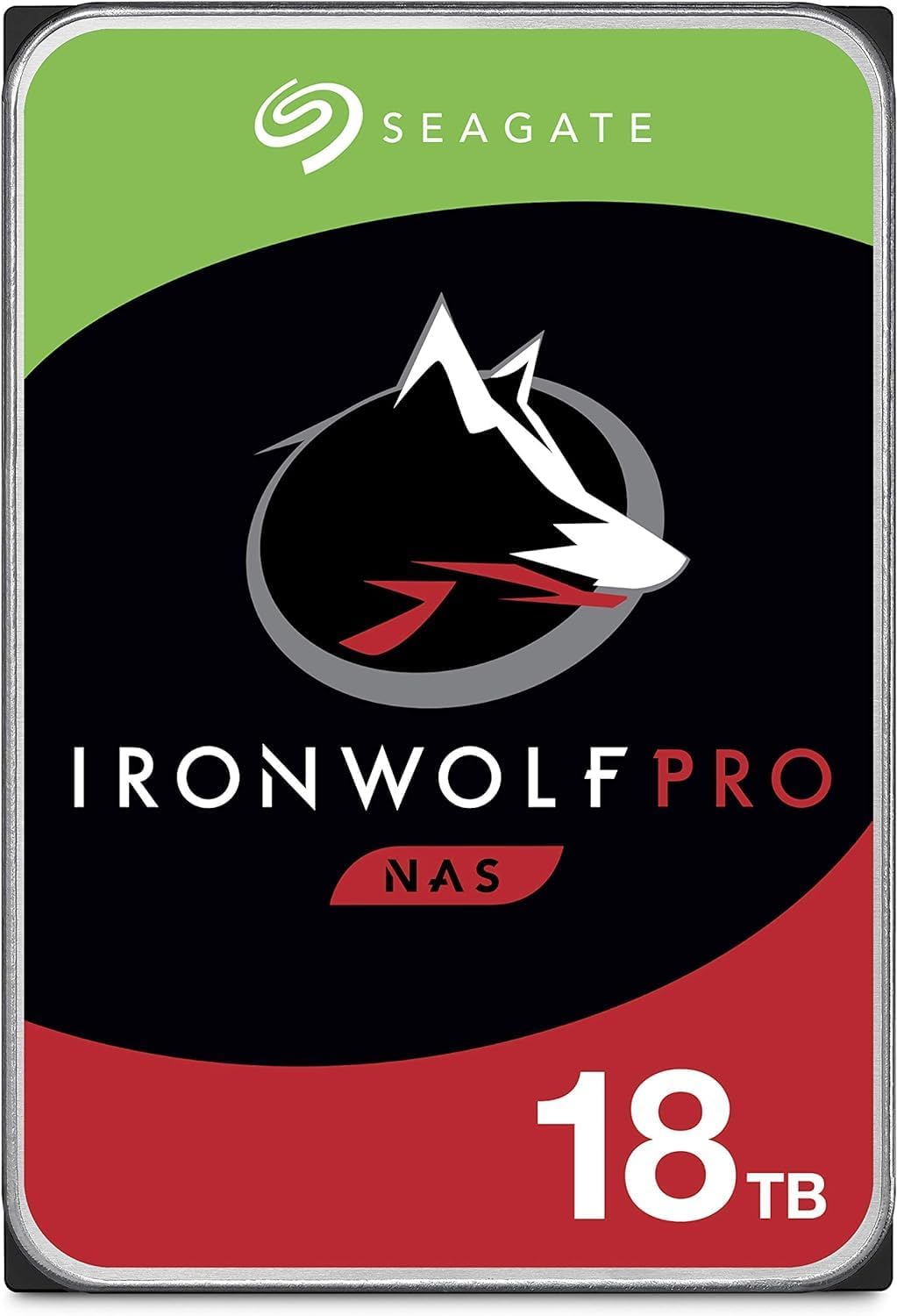 Seagate IronWolf Pro ST18000NT001 18TB 7.2K RPM SATA 6Gb/s NAS 3.5in Hard Drive