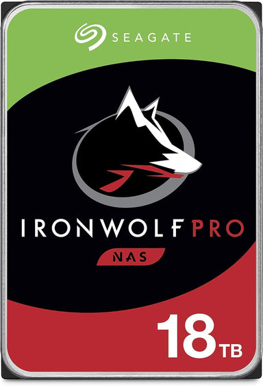 Seagate IronWolf Pro ST18000NT001 18TB 7.2K RPM SATA 6Gb/s NAS 3.5in Refurbished HDD