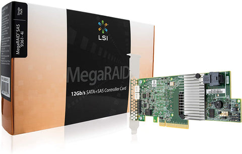 LSI Logic LSI00415 MegaRAID 9361-4i PCIe 12Gb/s SAS+SATA RAID Controller