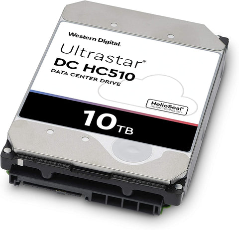 Western Digital Ultrastar DC HC510 HUH721010ALE600 0F27477 10TB 7.2K RPM SATA 6Gb/s 512e 256MB 3.5" ISE Power Disable Pin Manufacturer Recertified HDD