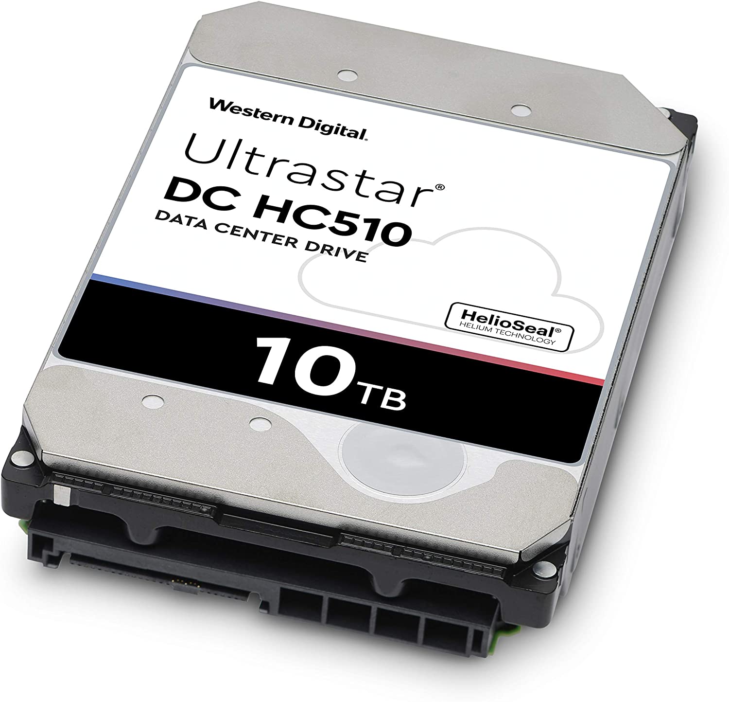 Western Digital Ultrastar DC HC510 HUH721010ALE600 0F27477 10TB 7.2K RPM SATA 6Gb/s 512e 256MB 3.5" ISE Power Disable Pin HDD