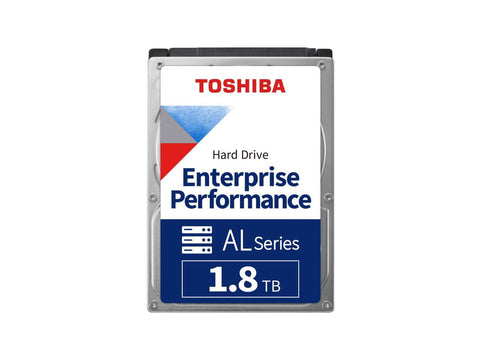 Toshiba AL14SEB AL14SEB18EQ 1.8TB 10K RPM SAS 12Gb/s 512e 2.5in Recertified Hard Drive