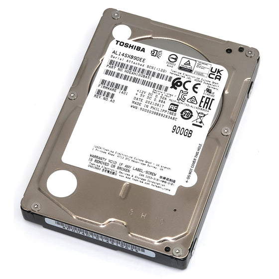 Toshiba AL14SXB AL14SXB90EE 900GB 15K RPM SAS 12Gb/s 512e 2.5in Refurbished HDD