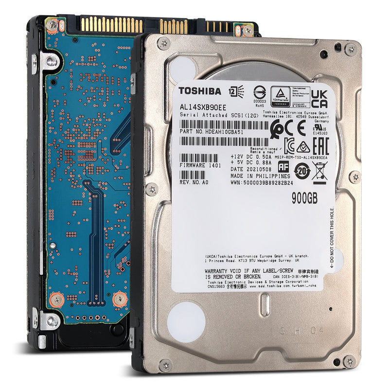 Toshiba AL14SXB AL14SXB90EE 900GB 15K RPM SAS 12Gb/s 512e 2.5in Hard Drive Main