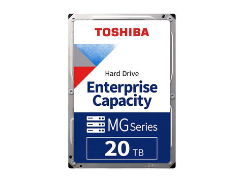 Toshiba MG10 MG10ACA20TE 20TB 7.2K RPM SATA 6Gb/s 512e 3.5in Recertified Hard Drive
