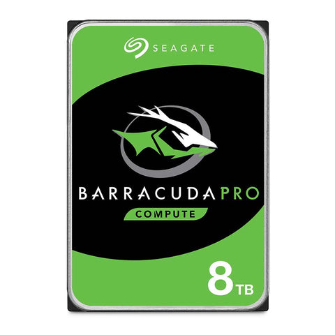 Seagate BarraCuda Pro ST8000DM0004 8TB 7.2K RPM SATA 6Gb/s 512e 3.5in Refurbished HDD