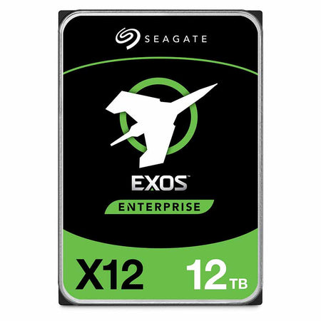 Seagate Exos X12 ST12000NM0037 12TB 7.2K RPM SAS 12Gb/s 512e/4Kn 256MB 3.5" SED FastFormat Manufacturer Recertified HDD