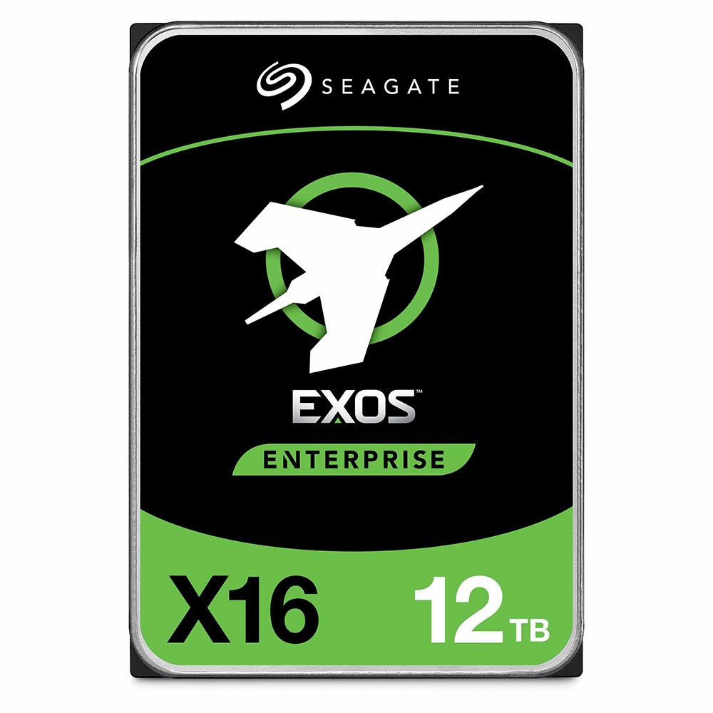 Seagate Exos X16 ST12000NM000G 12TB 7.2K RPM SATA 6Gb/s 3.5in Recertified Hard Drive
