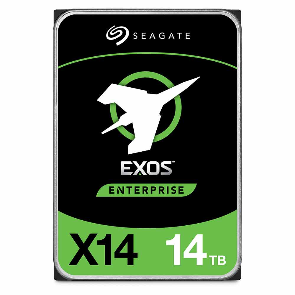 Seagate Exos X14 ST14000NM0288 14TB 7.2K RPM SAS 12Gb/s 512e/4Kn 256MB 3.5" SED FastFormat Manufacturer Recertified HDD