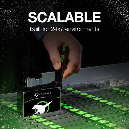 Seagate Exos X16 ST16000NM000G 16TB 7.2K RPM SATA 6Gb/s 512e/4Kn SED 3.5in Recertified Hard Drive - Scalable