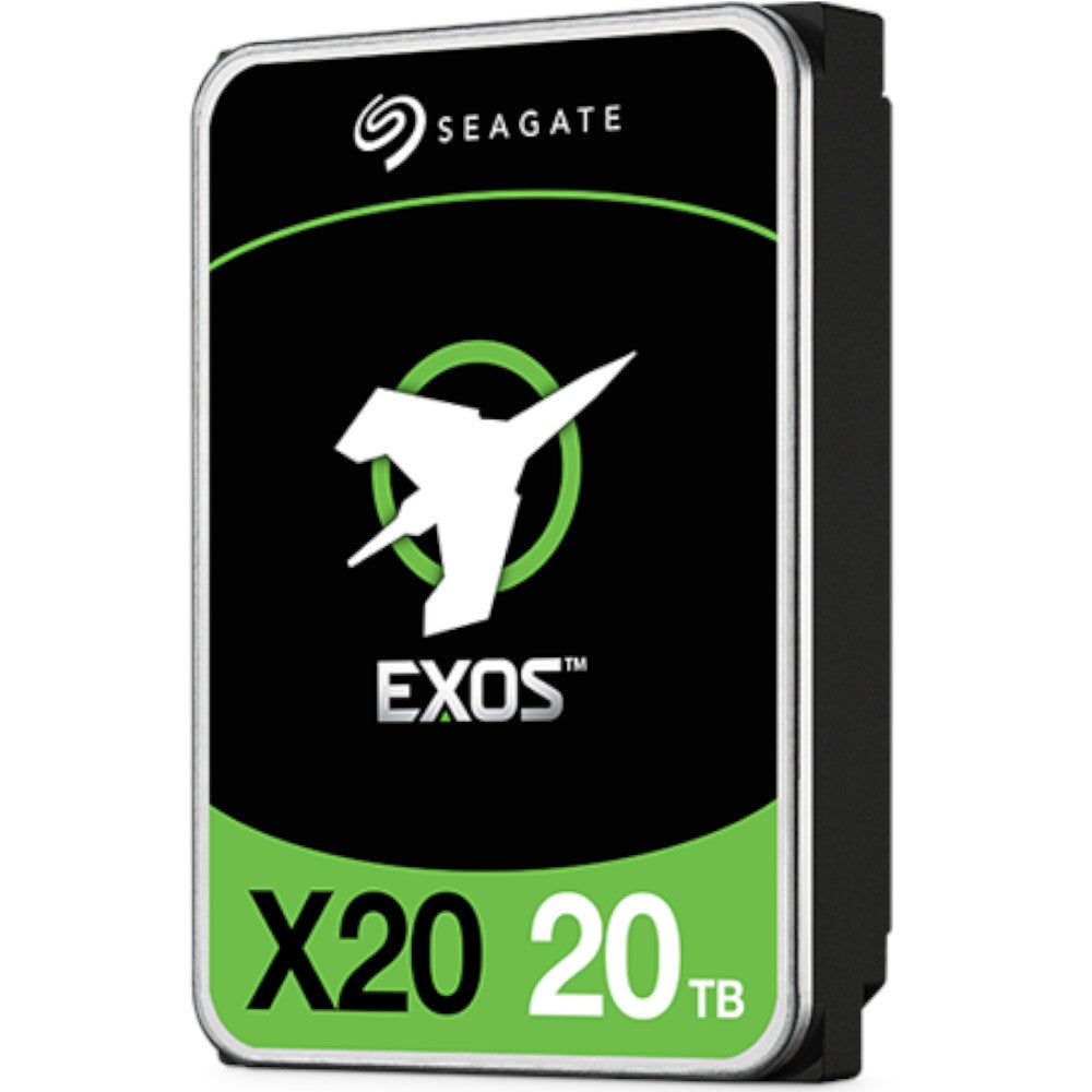 Seagate Exos X20 ST20000NM003D 20TB 7.2K RPM SAS 12Gb/s 512e SED 3.5in Hard Drive