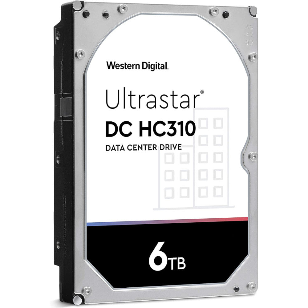 Western Digital Ultrastar DC HC310 HUS726T6TAL5205 0B36050 6TB 7.2K RPM SAS 12Gb/s SED-FIPS 3.5in Refurbished HDD