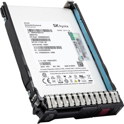 HP Gen10 P13668-B21 P11533-001 800GB PCIe Gen 3.1 x4 4GB/s Mixed Use U.2 NVMe 2.5in Refurbished SSD