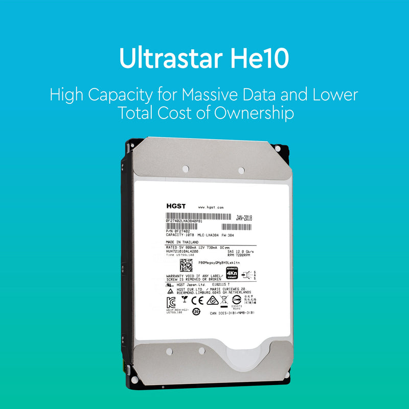 HGST 4TB HUS726040AL4210 7K6000 3,5 SAS3 7200RPM 4Kn 0F22891 für DELL 400-AEGI HGST 4TB HUS726040AL4210 7K6000 3,5 SAS3 7200RPM 4Kn 0F22891 für DELL 400-AEGI