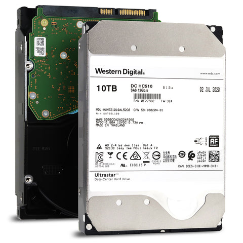 Western Digital DC HC510 HUH721010AL52C0 0F27582 10TB 7.2K RPM SAS 12Gb/s 512e 3.5in Hard Drive Mine