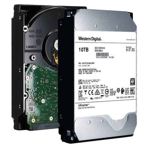 HGST Ultrastar He10 HUH721010ALE601 0F27605 10TB 7.2K RPM SATA 6Gb/s 512e 256MB 3.5" SED Manufacturer Recertified HDD