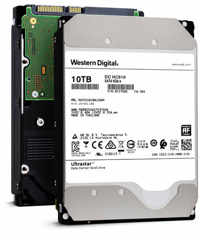 Western Digital Ultrastar DC HC510 HUH721010ALE604 0F27606 10TB 7.2K RPM SATA 6Gb/s 512e 256MB 3.5" SE Hard Drive