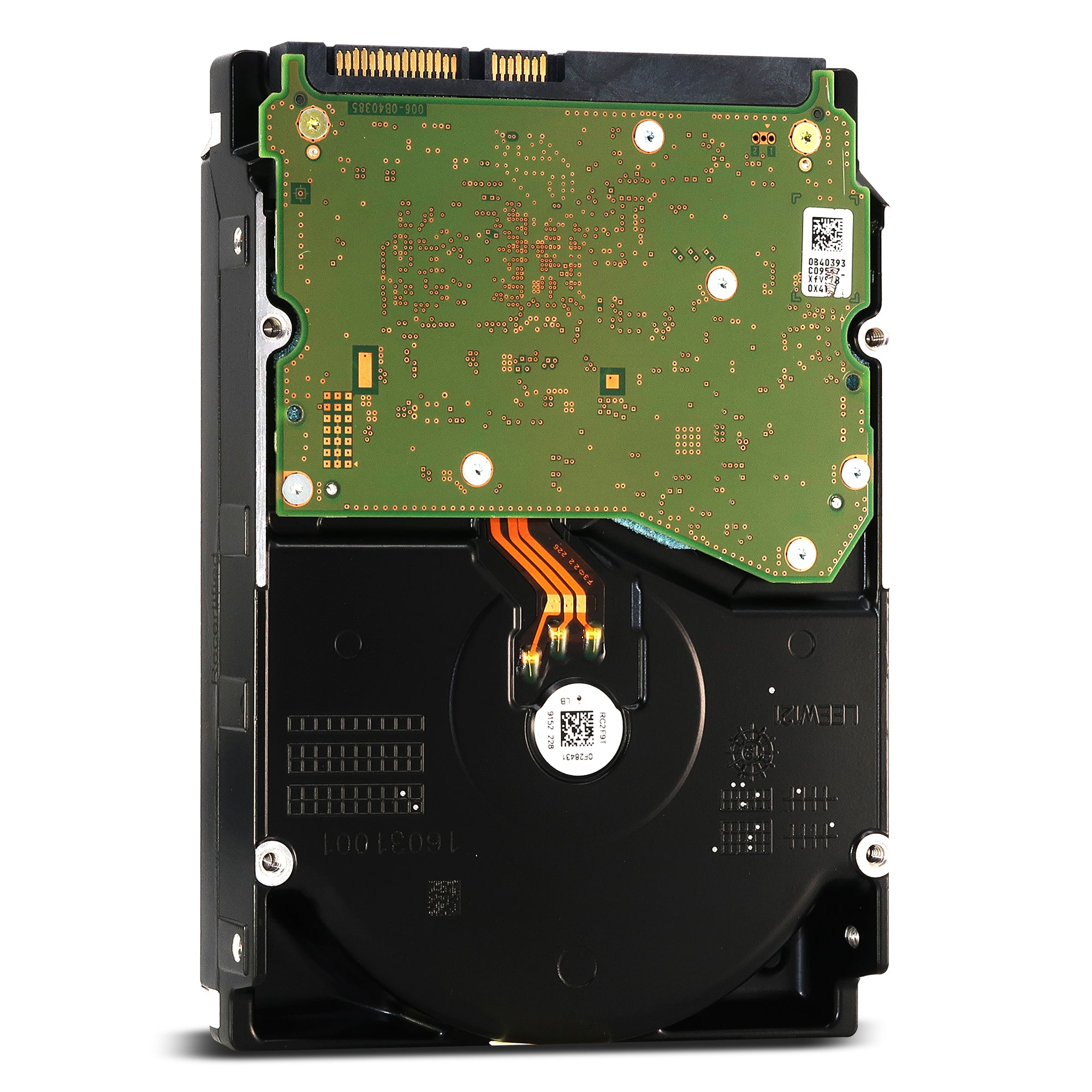 WD Ultrastar HC520 HUH721212ALN600 0F29620 12TB 7.2K RPM SATA 6Gb/s 4Kn 256MB 3.5" ISE Power Disable Pin Manufacturer Recertified HDD - Rear View