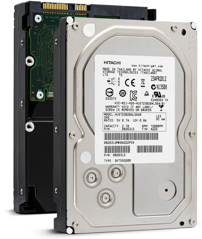 HGST Ultrastar 7K3000 HUS723020ALS640 0B26312 2TB 7.2K RPM SAS 6Gb/s 64MB 3.5" HDD
