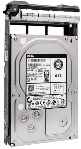 Dell G13 0WR8TY 6TB 7.2K RPM SATA 6Gb/s 512e 3.5" Hard Drive