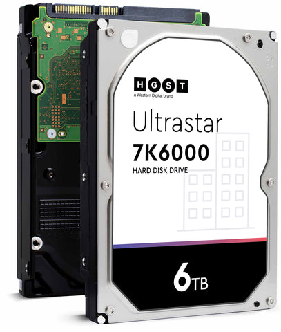 HGST Ultrastar 7K6000 HUS726060ALE614 0F23021 6TB 7.2K RPM SATA 6Gb/s 128MB 3.5" Hard Drive