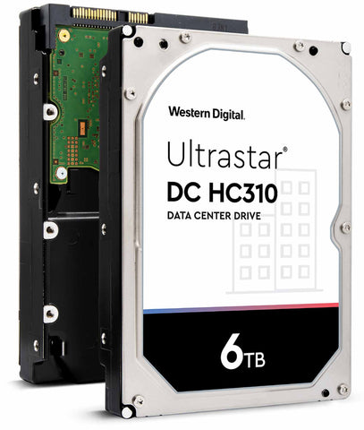 Western Digital Ultrastar DC HC310 HUS726T6TAL5204 0B36073 6TB 7.2K RPM SAS 12Gb/s 512e 256MB 3.5" SE Hard Drive