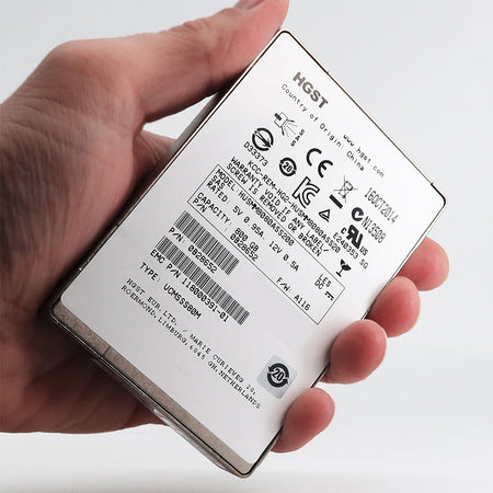 HGST SSD800MM HUSMM8080ASS200 0B28652 800GB 7.2K RPM SAS 12Gb/s Write Intensive MLC 2.5in Recertified Solid State Drive - Handheld View