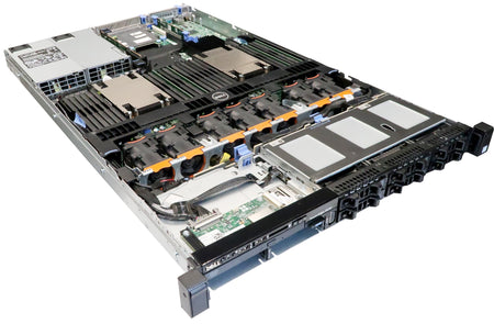 Dell PowerEdge R630 1U Enterprise Server front to back overhead view
