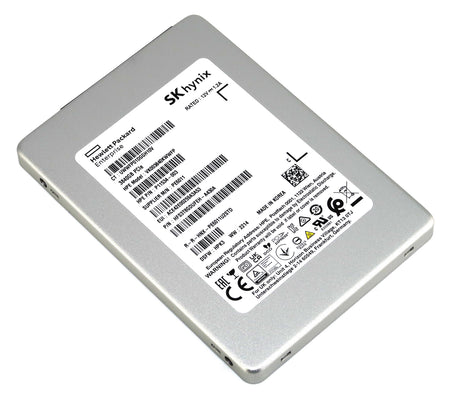 SK Hynix / HP PE6011 HFS3T8GDUFEH 3.84TB PCIe Gen 3.0 x4 4GB/s 3D TLC U.2 NVMe 2.5in Solid State Drive - Flat View