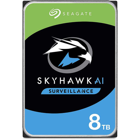 Seagate SkyHawk Surveillance ST8000VE000 8TB 7.2K RPM SATA 6Gb/s 512e 3.5in Recertified Hard Drive