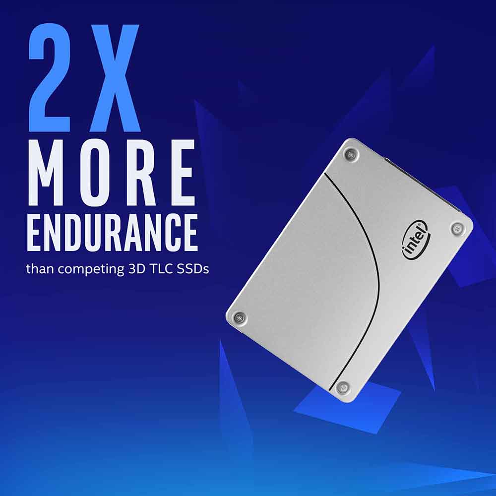 Intel DC S4500 SSDSC2KB038T701 3.84TB SATA 6Gb/s 2.5" Manufacturer Recertified SSD - 2x More Endurance