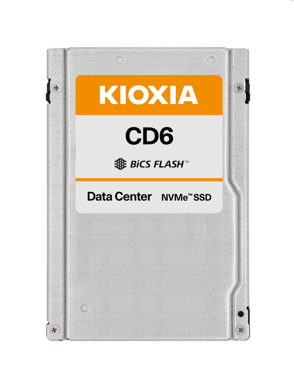 Kioxia CD6 KCD61LUL7T68 7.68TB PCIe Gen 4.0 x4 8GB/s 2.5" Read Intensive Manufacturer Recertified SSD