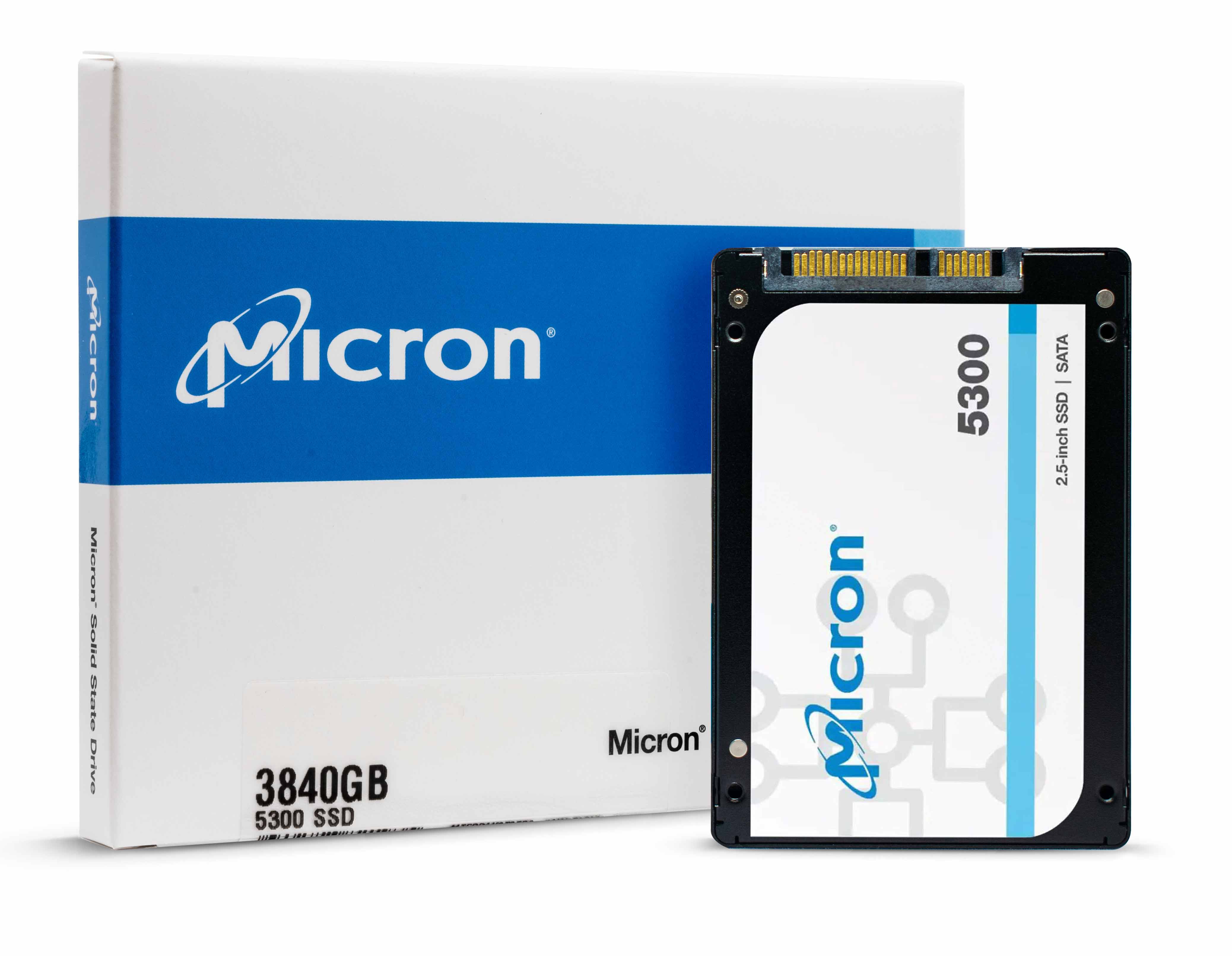 Micron 5300 MTFDDAK3T8TDS-1AW1ZABYY 3.84TB SATA 6Gb/s 2.5" Solid State Drive