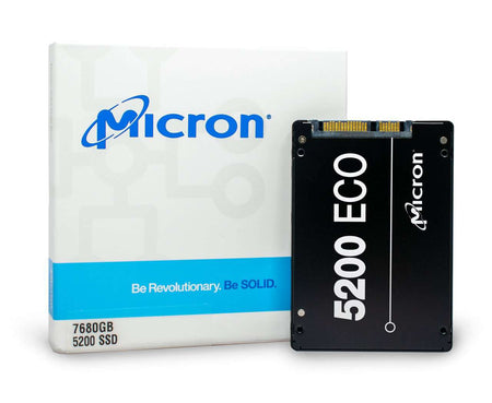 Micron 5200 ECO MTFDDAK7T6TDC-1AT1ZABYY 7.68TB SATA 6Gb/s 2.5" Manufacturer Recertified SSD, 1 of 1
