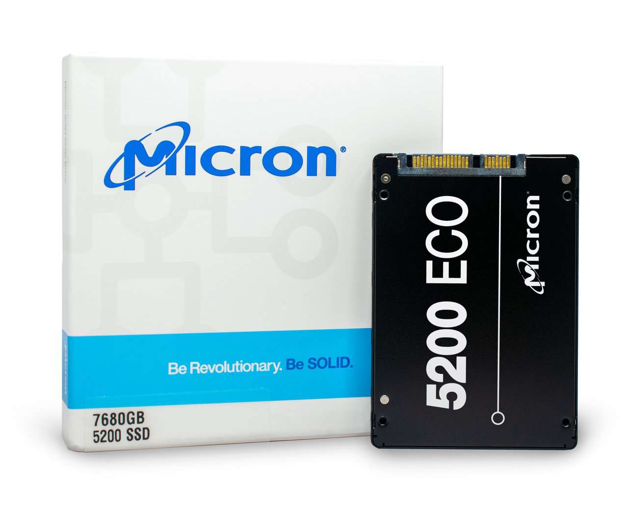 Micron 5200 ECO MTFDDAK7T6TDC-1AT1ZABYY 7.68TB SATA 6Gb/s 2.5" Solid State Drive