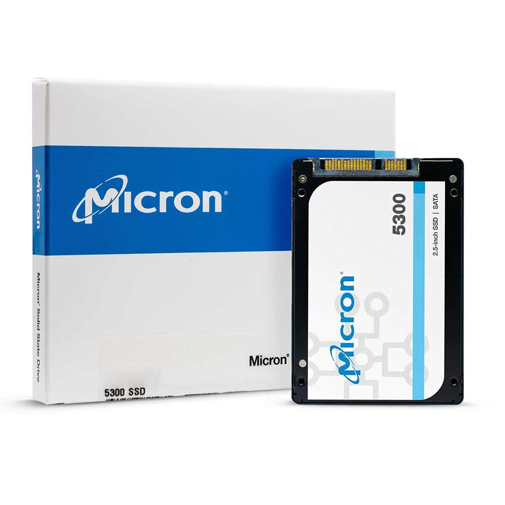 Micron 5300 Pro MTFDDAK960TDS-1AW1ZABYY 960GB SATA 6Gb/s TLC 2.5in Refurbished SSD