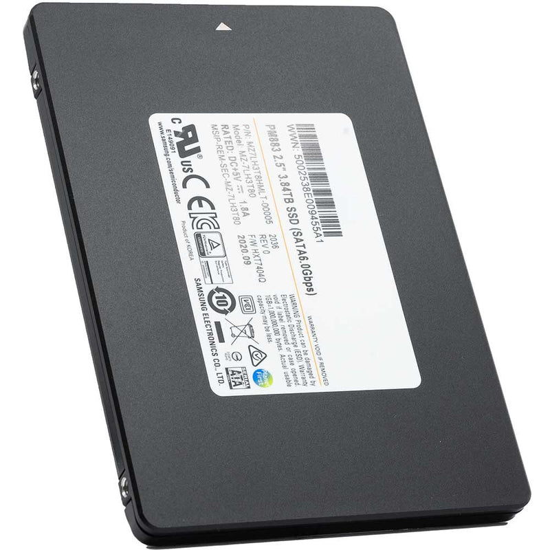 Samsung PM883 MZ7LH3T8HMLT 3.84TB SATA 6Gb/s 2.5" AES 256-bit Manufacturer Recertified SSD