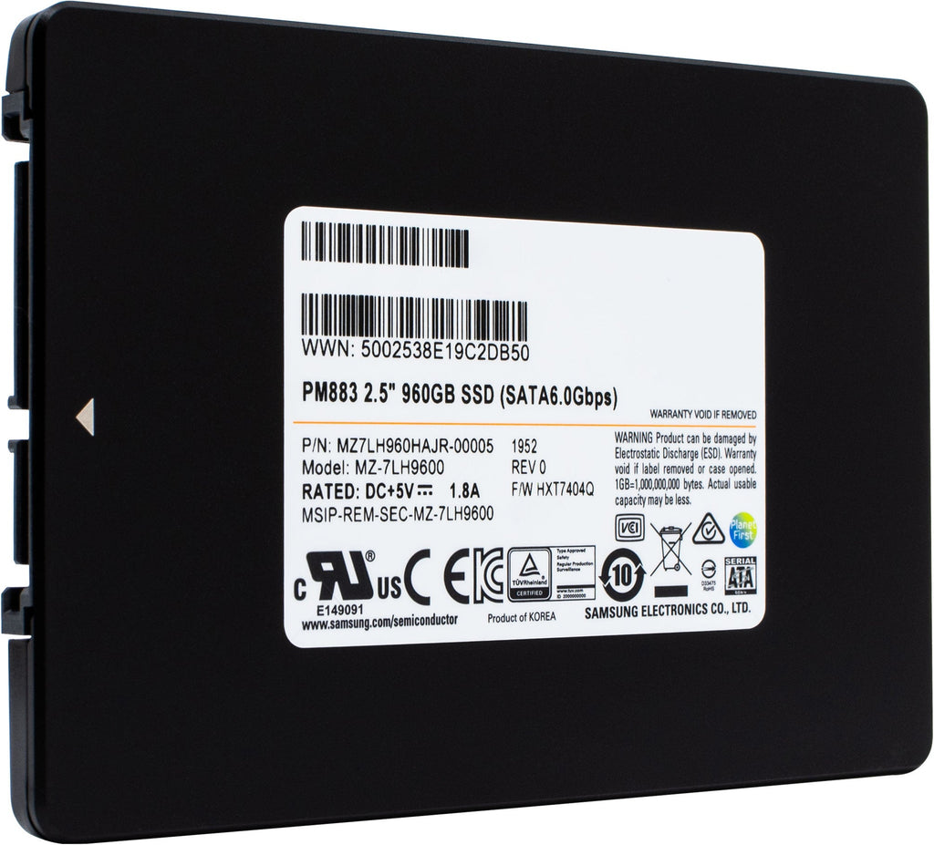 Samsung PM883 MZ-7LH9600 960GB SATA 2.5 SSD — ServerPartDeals.com