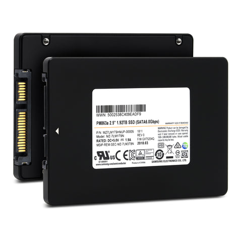 Samsung PM863a MZ-7LM1T9NE 1.92TB SATA 6Gb/s 2.5" SSD Main