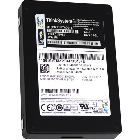 Lenovo PM1635a MZILS400HEGR-000V3 01GV821 400GB SAS 12Gb/s 2.5in Recertified Solid State Drive