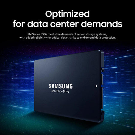 HP PM1643 MZILT15THMLA MZ-ILT15T0 15.36TB SAS 12Gb/s 3D TLC 2.5in Solid State Drive - Optimized for data center demands