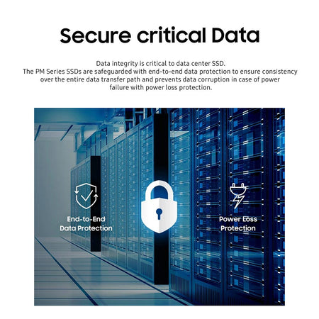 HP PM1643 MZILT15THMLA MZ-ILT15T0 15.36TB SAS 12Gb/s 3D TLC 2.5in Recertified Solid State Drive - Secure critical Data