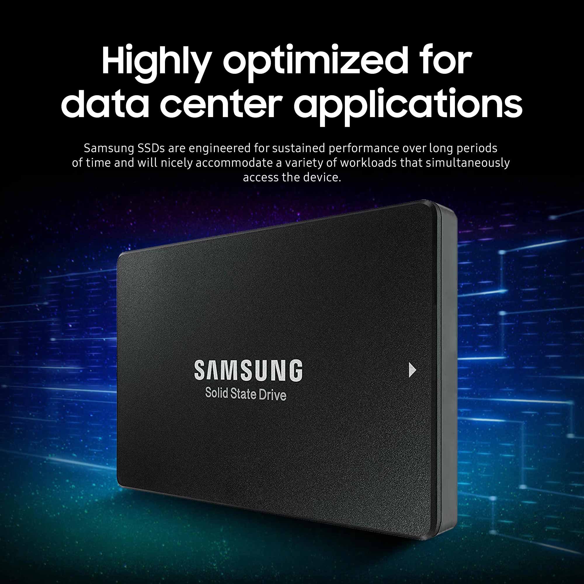 Samsung PM1643 MZILT15THMLA MZ-ILT15T0 15.36TB SAS 12Gb/s 2.5" AES 256-bit Solid State Drive