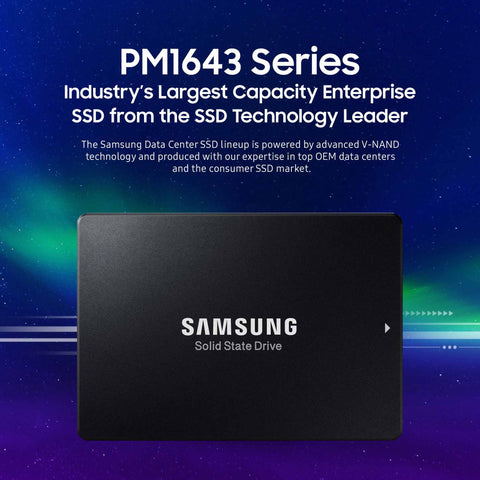 Samsung PM1643 MZILT30THMLA MZ-ILT30T0 30.72TB SAS 12Gb/s 2.5" TCG Solid State Drive