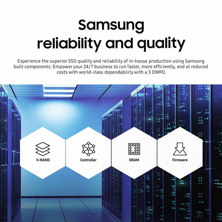 Samsung PM1725b MZWLL1T6HAJQ MZ-WLL1T6B 1.6TB PCIe Gen 3.0 x4 4GB/s 2.5" Dual Port SSD - Samsung reliability and quality