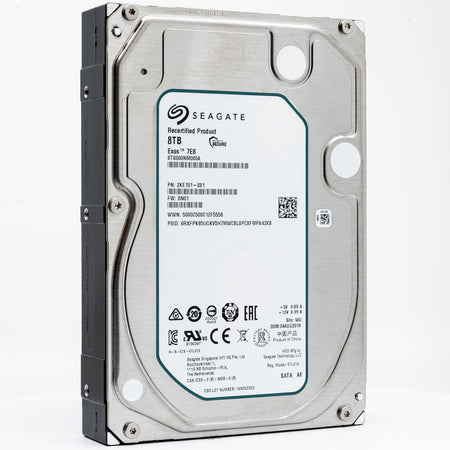 Seagate Exos 7E8 ST8000NM000A 8TB 7.2K RPM SATA 6Gb/s 512e 3.5in Recertified Hard Drive - Product Image